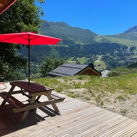De 4 Avec Jardin Amenage A Valmorel A 7 Km Des Pistes Chalet